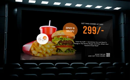 QR codes in cinema ads