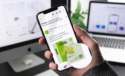 QR codes in emails