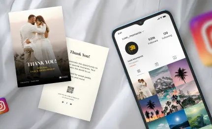 QR codes for social media network