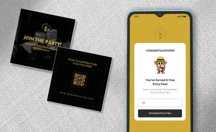 QR codes for social media network