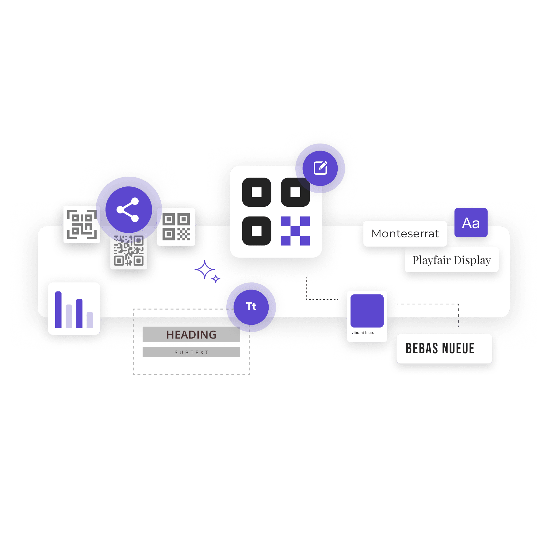 Design custom QR codes