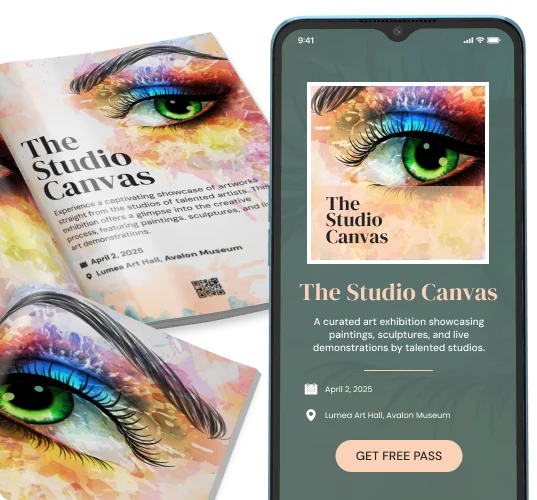 QR codes for art studio