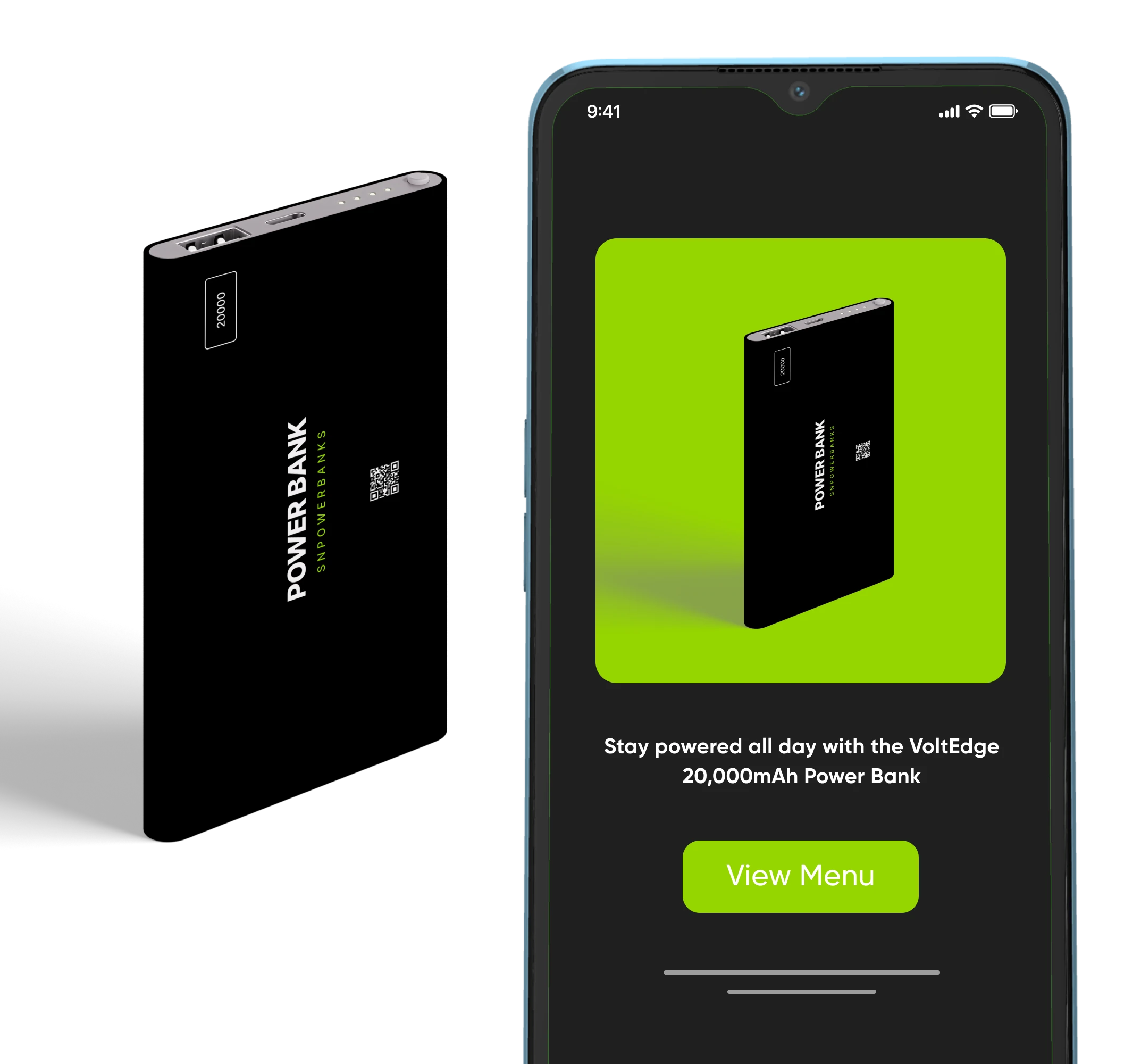 QR codes for electronics